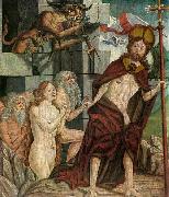 PACHER, Michael Christ in Limbo oil painting